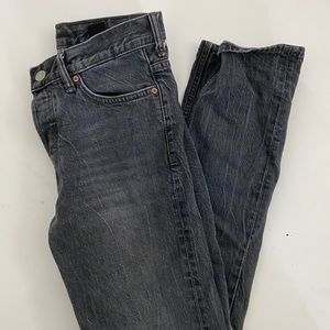 H&M &Denim Black Washed Jeans - Slim Fit Size 28
